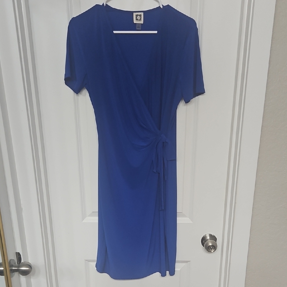 Anne Klein Royal Blue Midi Dress